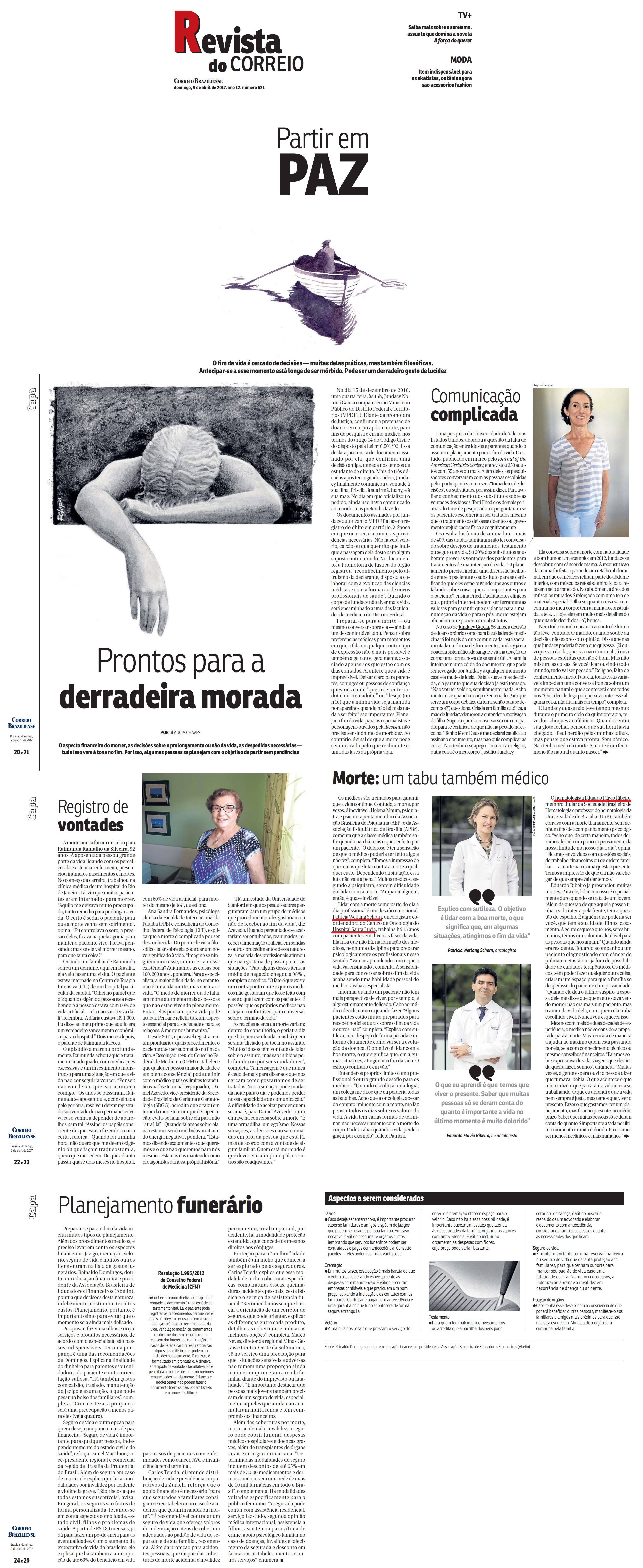 Revista do Correio - Oncologia HSL - 09-04-2017