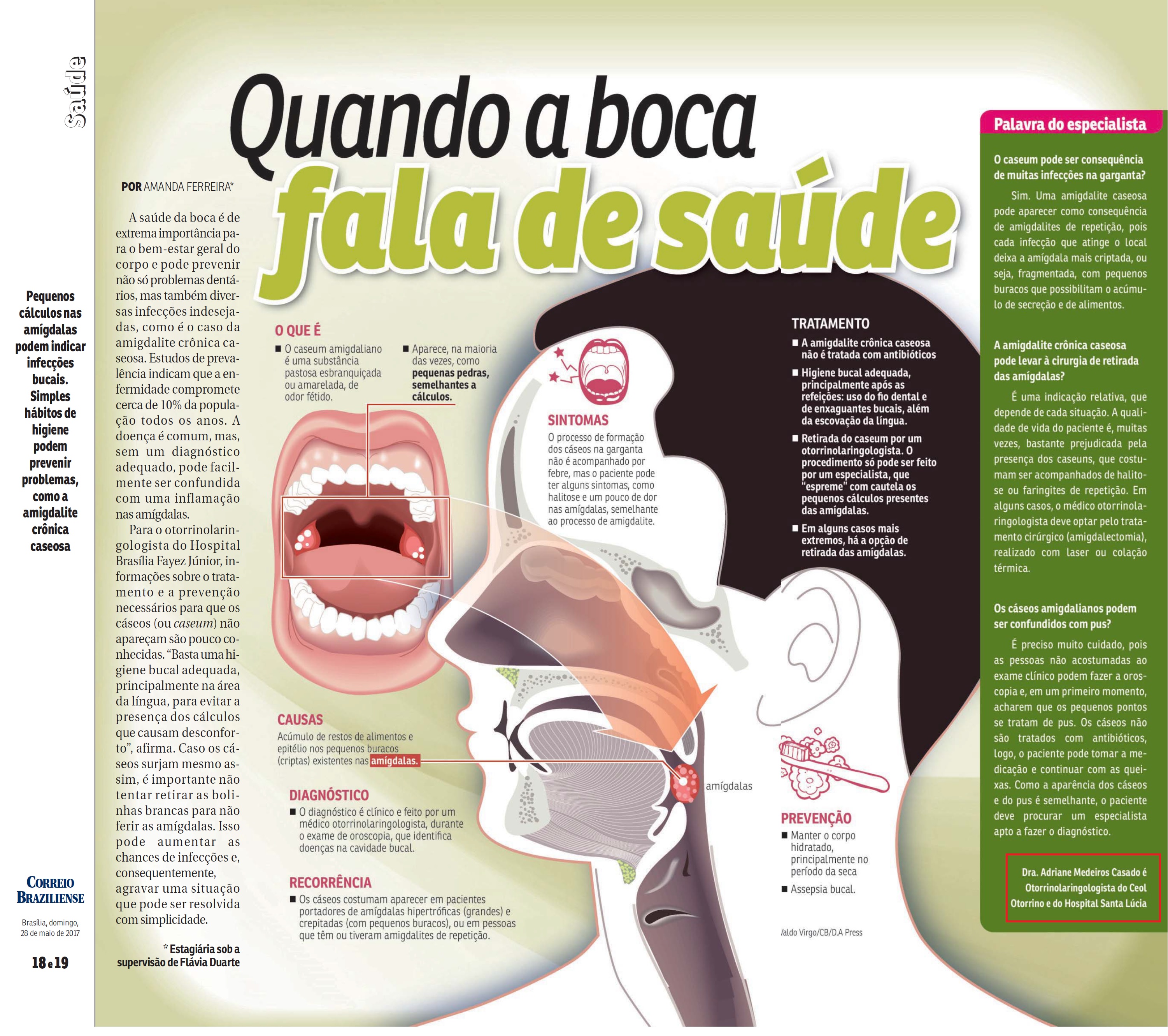 Revista do Correio - Dra. Adriane Medeiros - 28-05-2017
