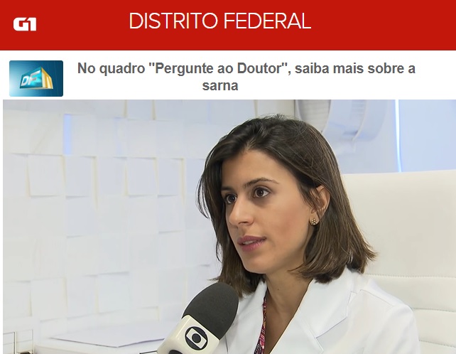 TV Globo G1 - Dra. Nathália Sarkis HSL - 06-09-2017