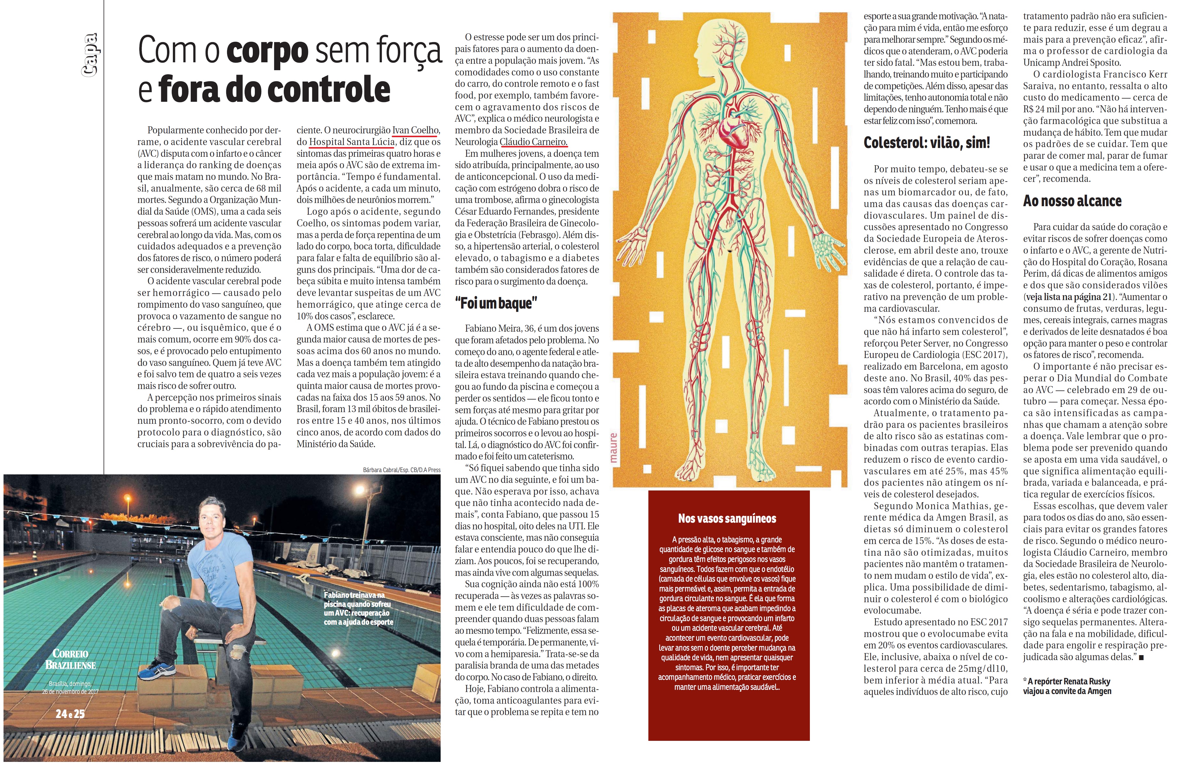 Revista do Correio - Dr. Ivan e Dr. Cláudio HSL - 26-11-2017