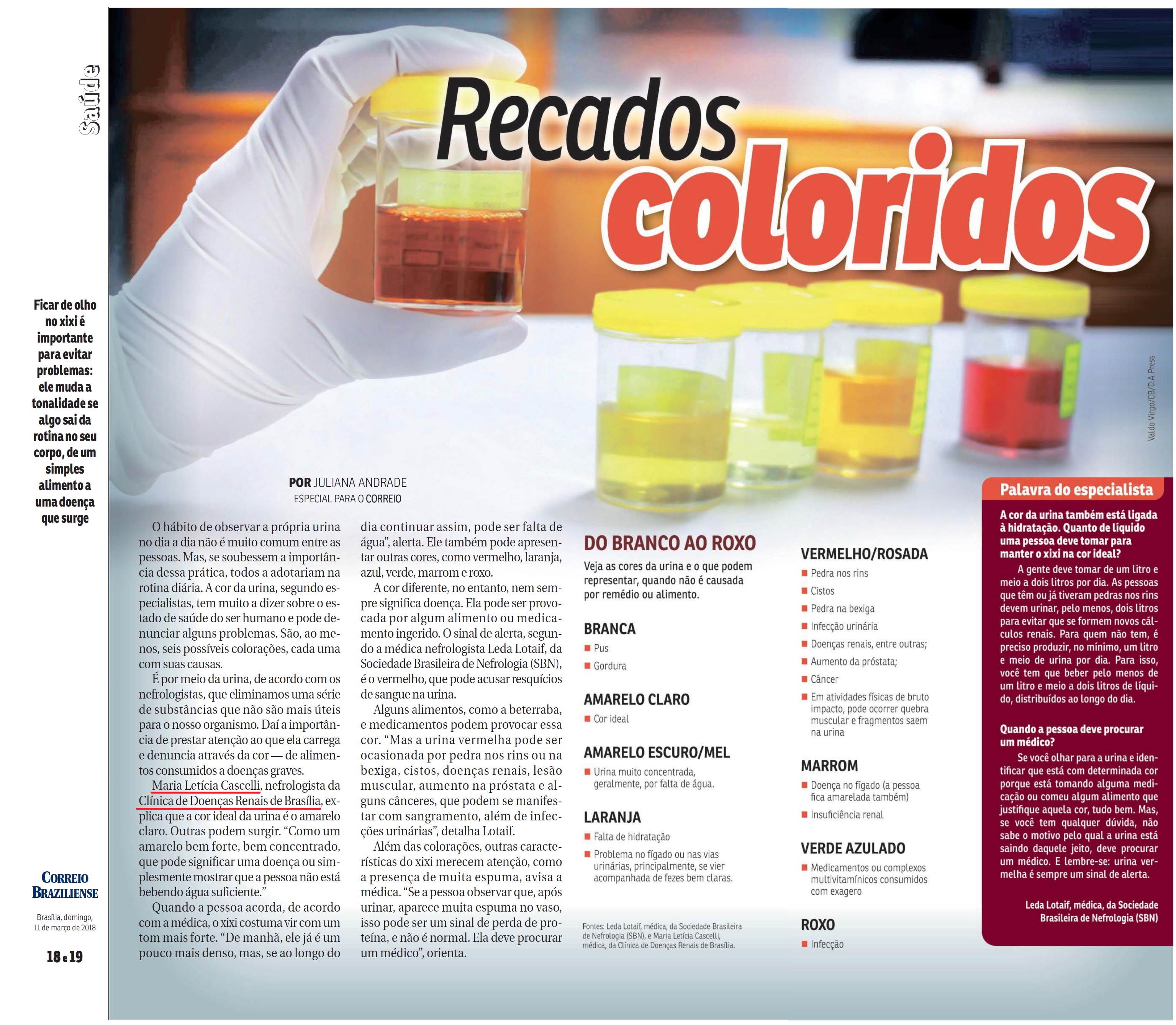 Revista do Correio - Dra. Maria Letícia Cascelli CDRB - 11-03-2018