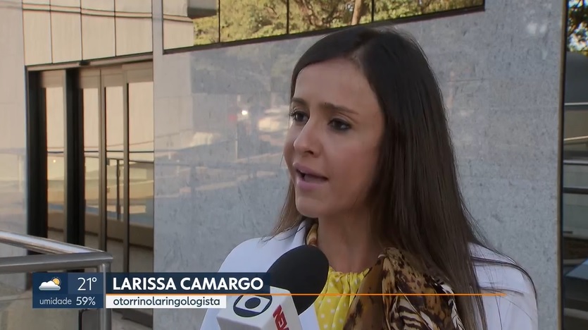 TV Globo G1 - Dra. Larissa Camargo HSLS - 09-05-2018