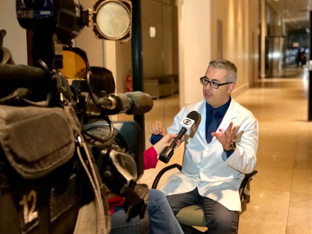 TV Globo - Dr. Cláudio Roberto Carneiro HSLS - 13-08-2018