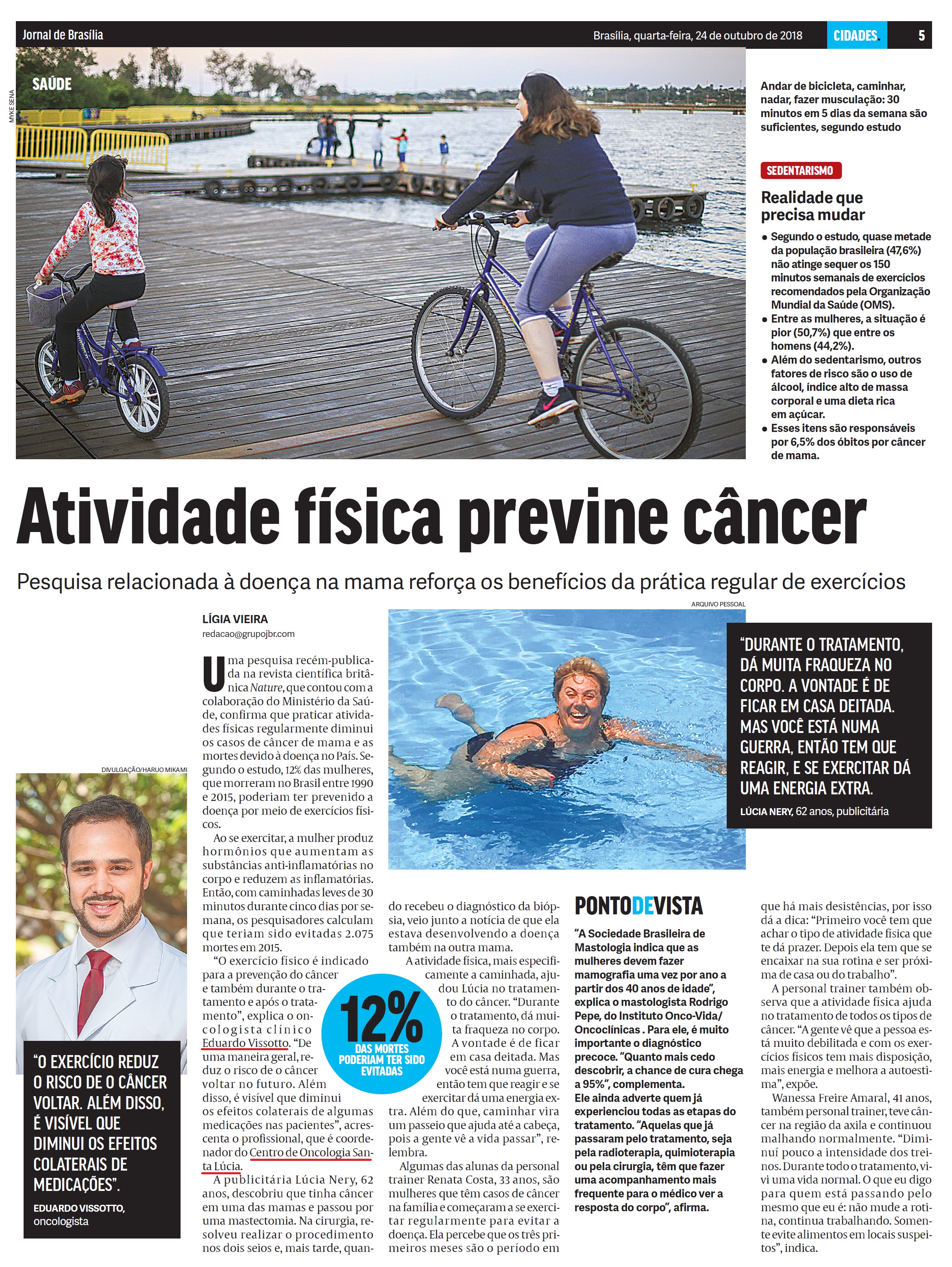 Jornal de Brasília - Dr. Eduardo Vissotto HSLS - 24-10-2018