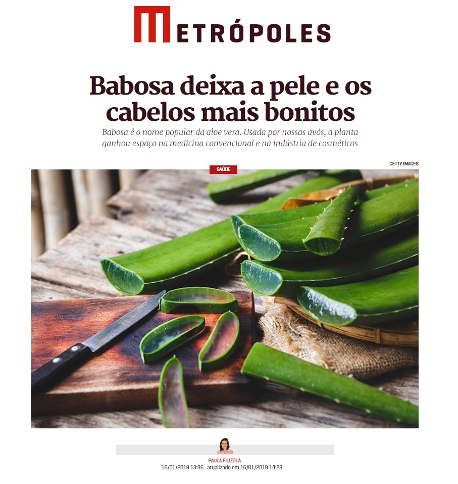 Metrópoles - Dra. Natália Souza Medeiros HSLS - 16-01-2019
