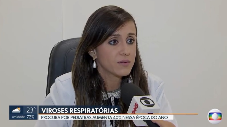 TV Globo - Dra. Larissa Camargo HSLS - 10-04-2019