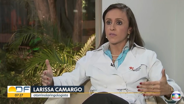 TV Globo - Dra. Larissa Camargo HSLS - 22-04-2019