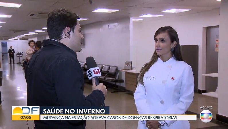 TV Globo - Dra. Larissa Camargo HSLS - 20-06-2019