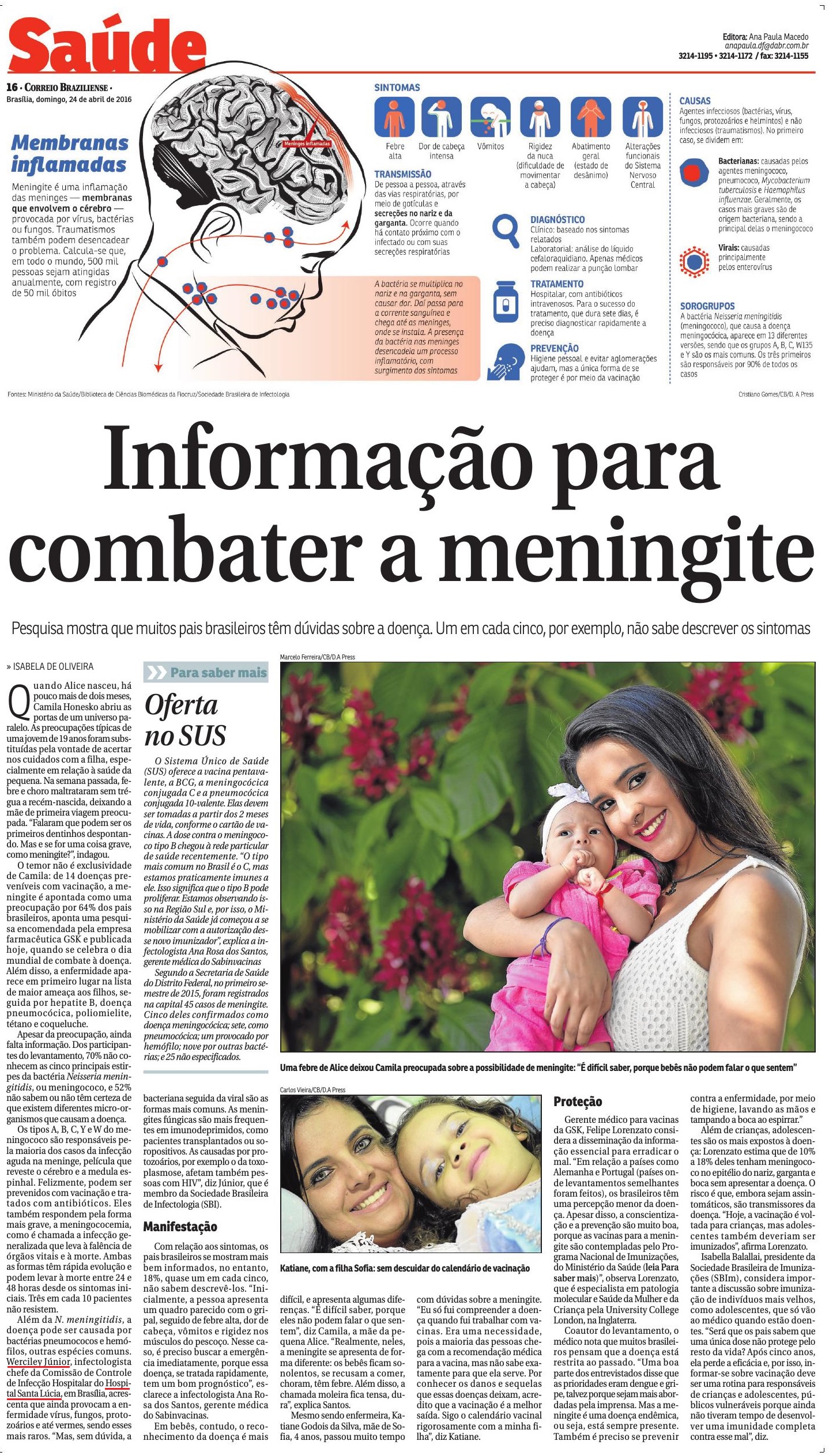 Correio Braziliense - Dr. Werciley Júnior - HSL - 24-04-2016