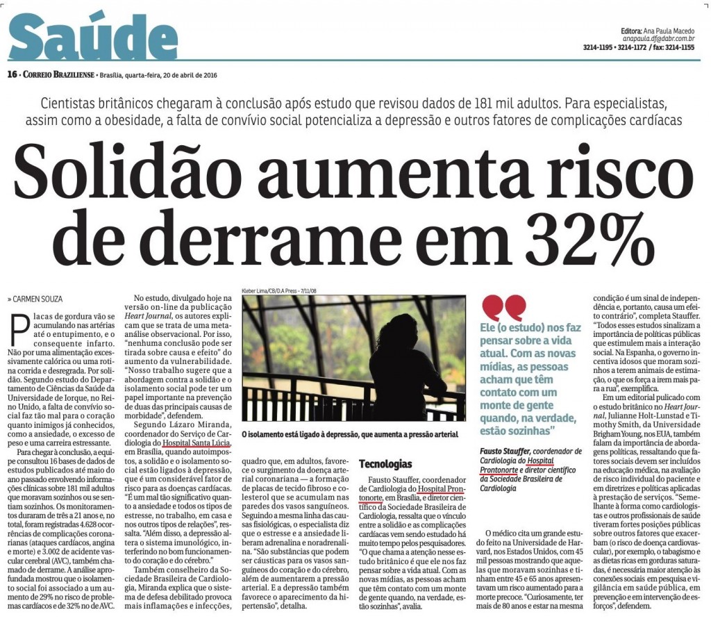 Correio Braziliense - HSL e HPN - 20-04-2016