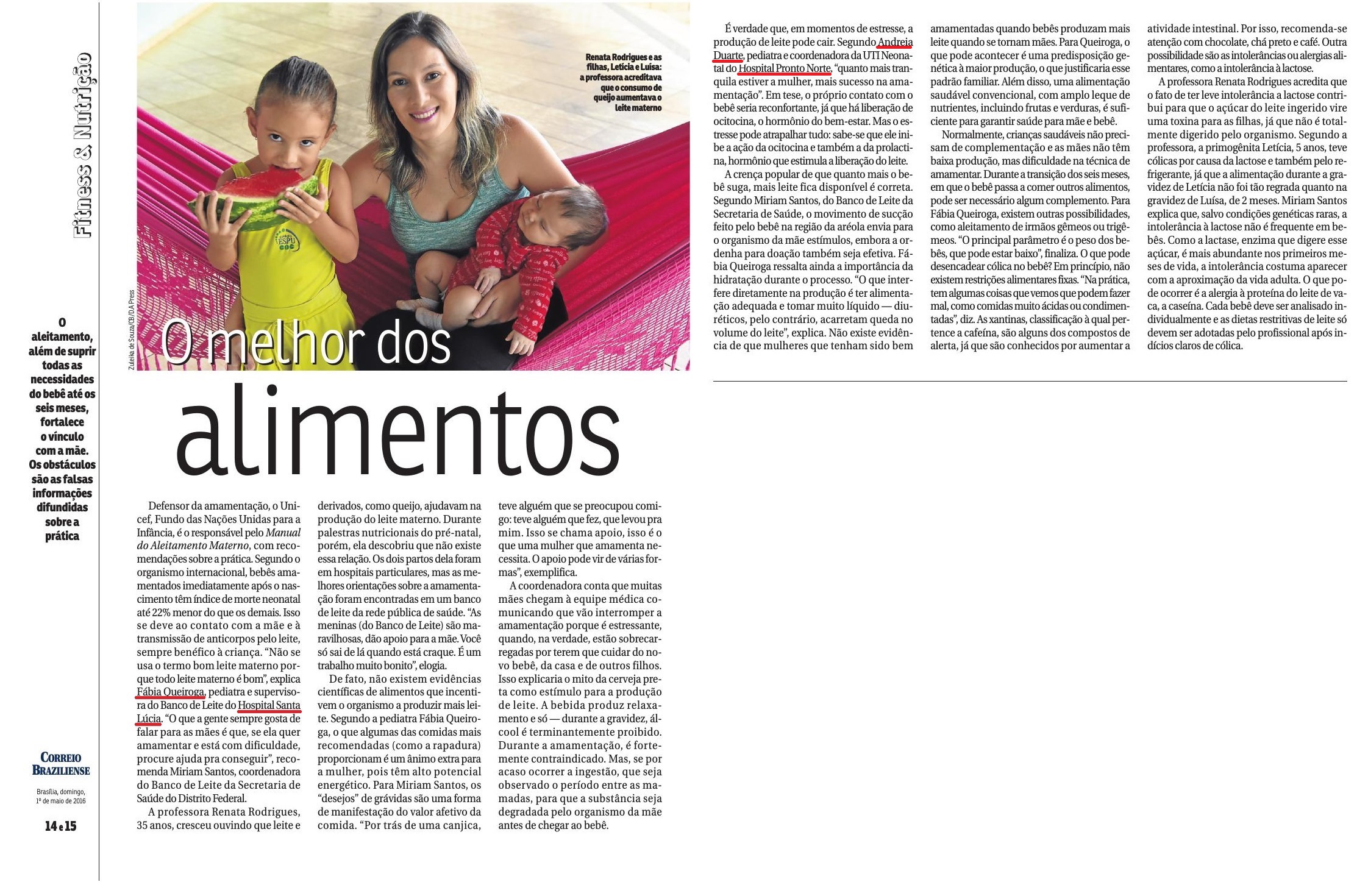 Revista do Correio - O melhor dos alimentos - 01-05-16 [1]