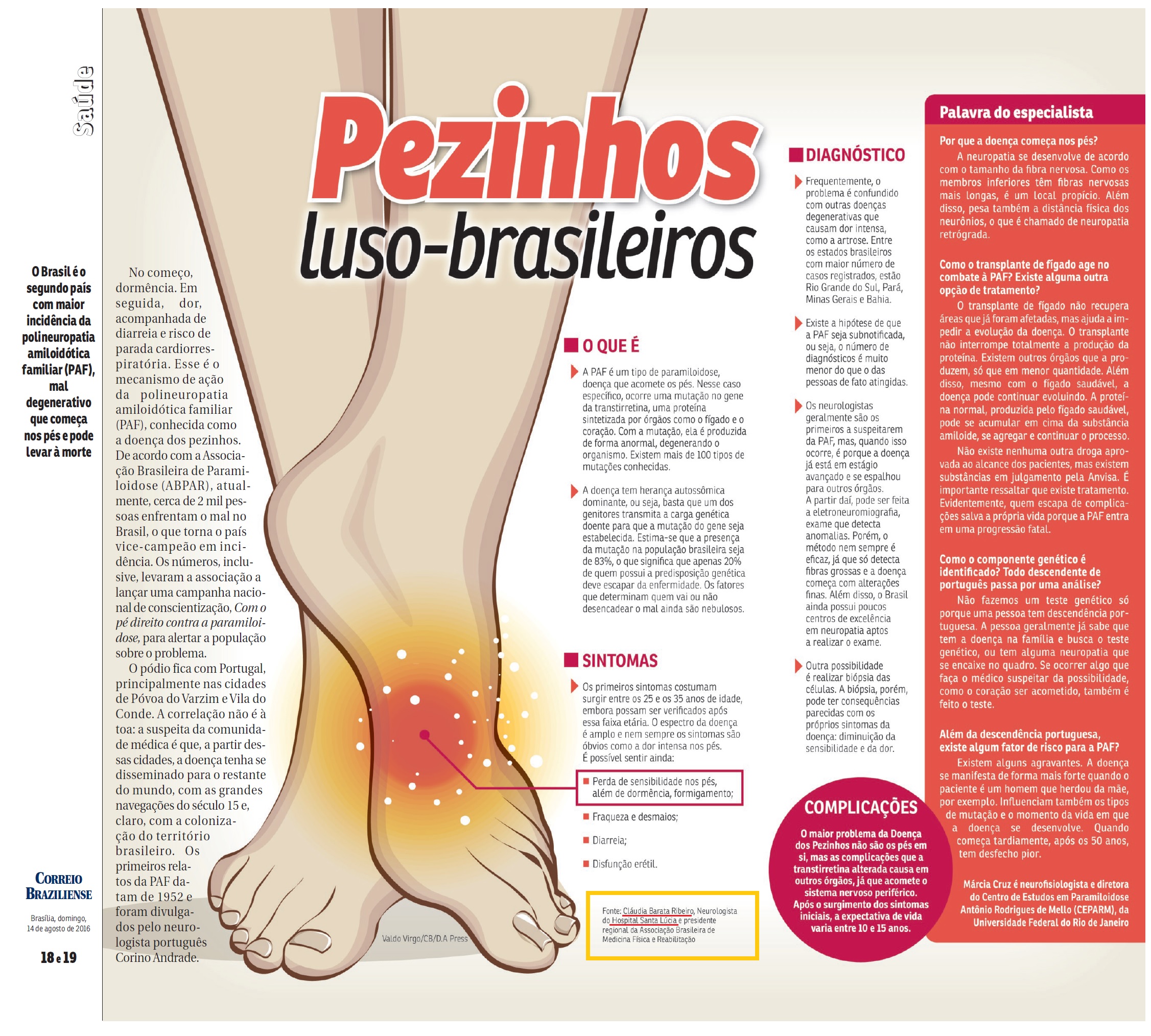 Revista do Correio - Dra. Cláudia Barata HSL - 14-08-2016