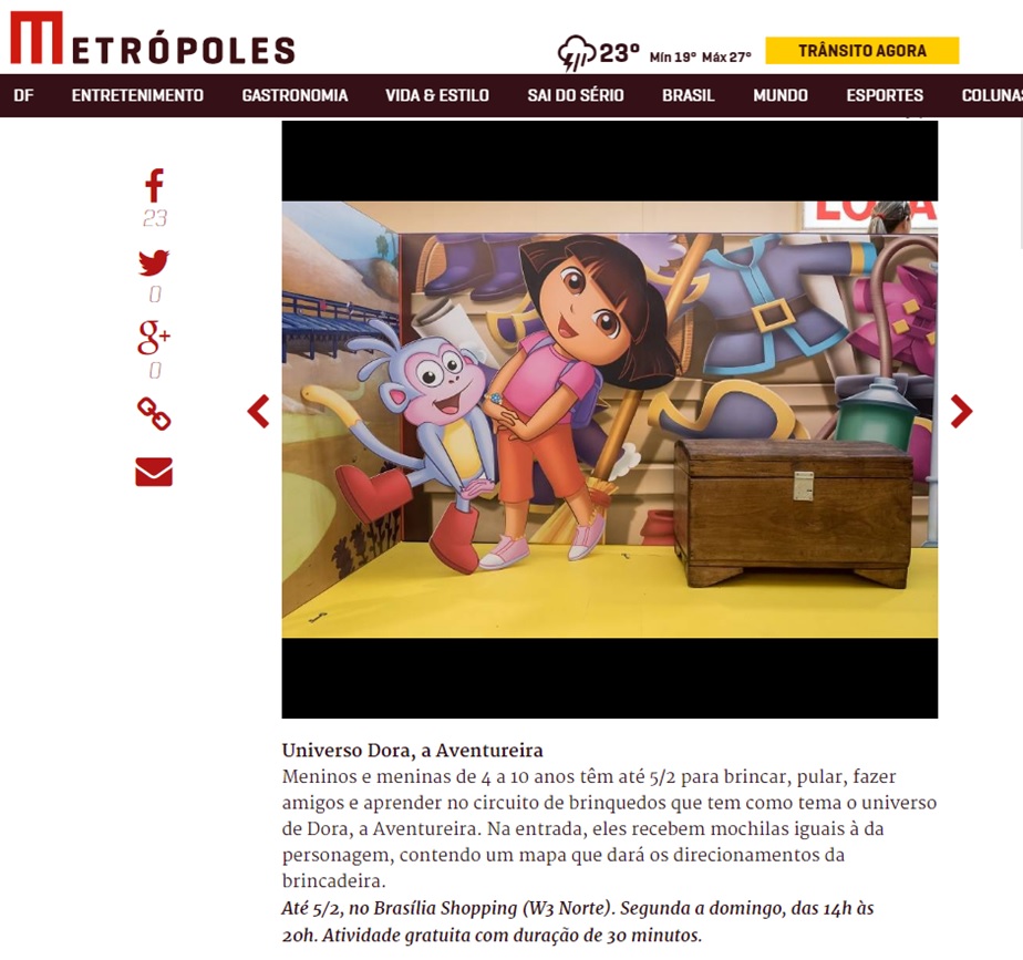 Dora - Metropoles - Corpo