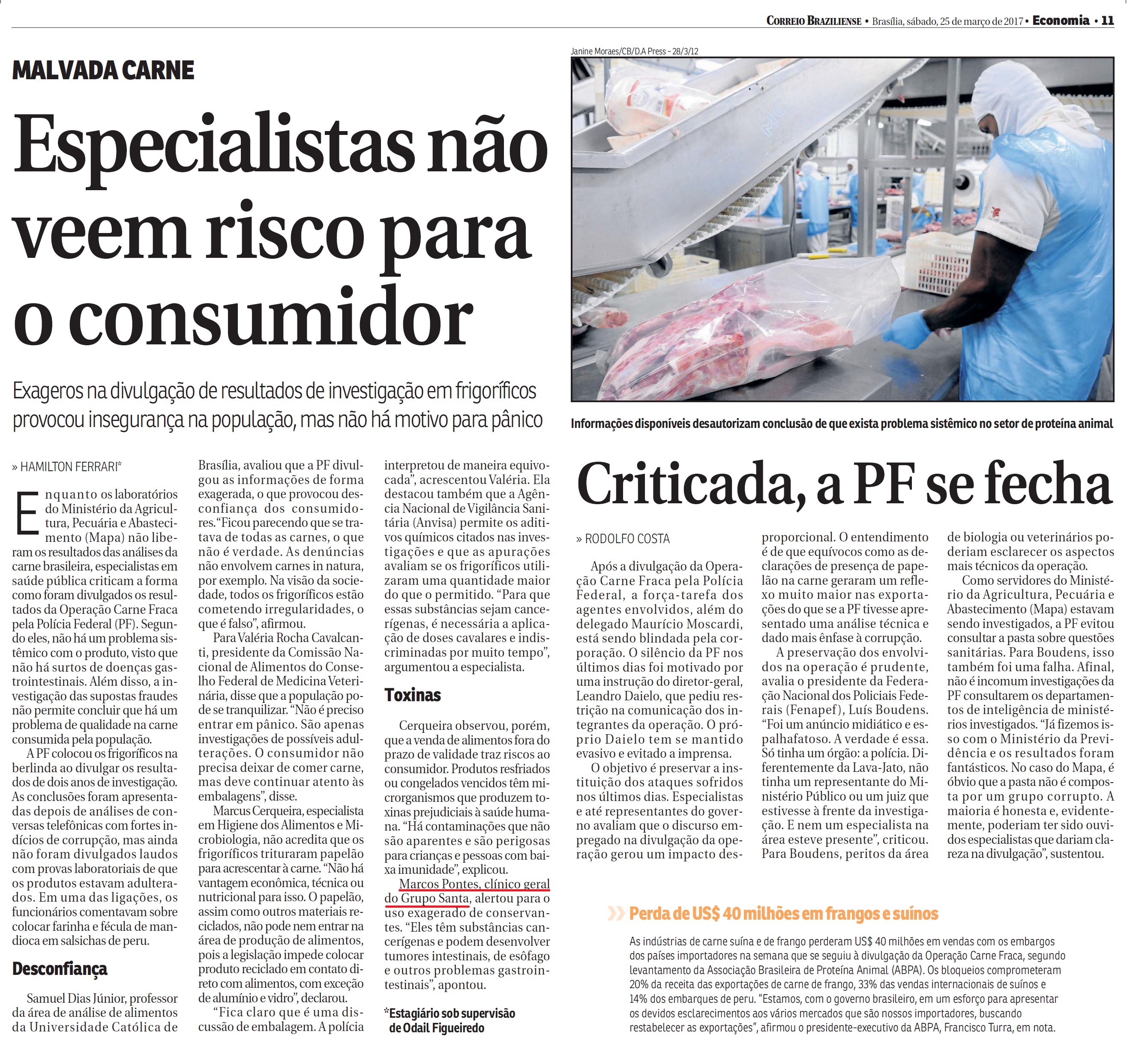 Correio Braziliense - Dr. Marcos Pontes HSL - 25-03-2017