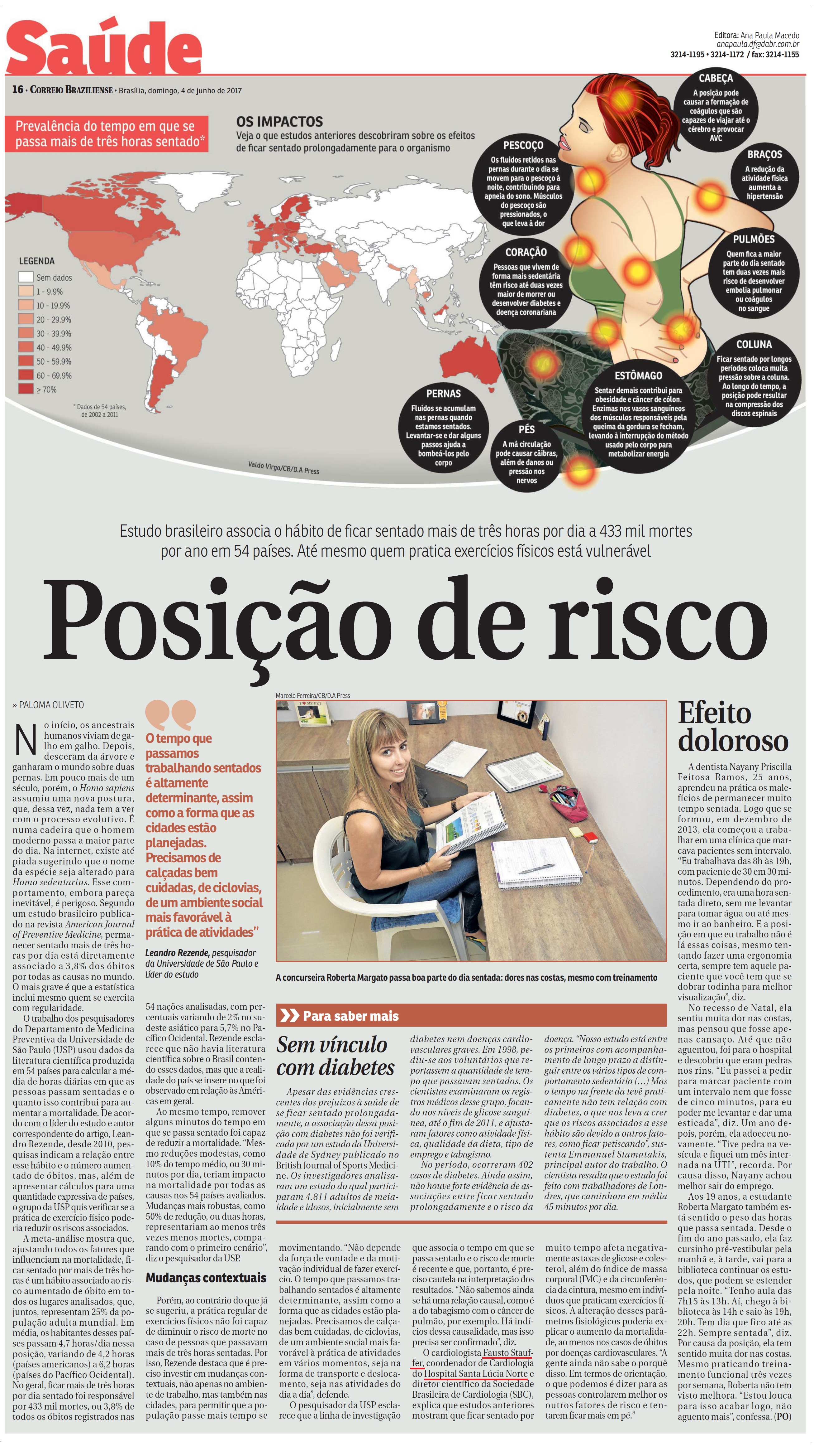 Correio Braziliense - Dr. Fausto Stauffer HSLN - 04-06-2017