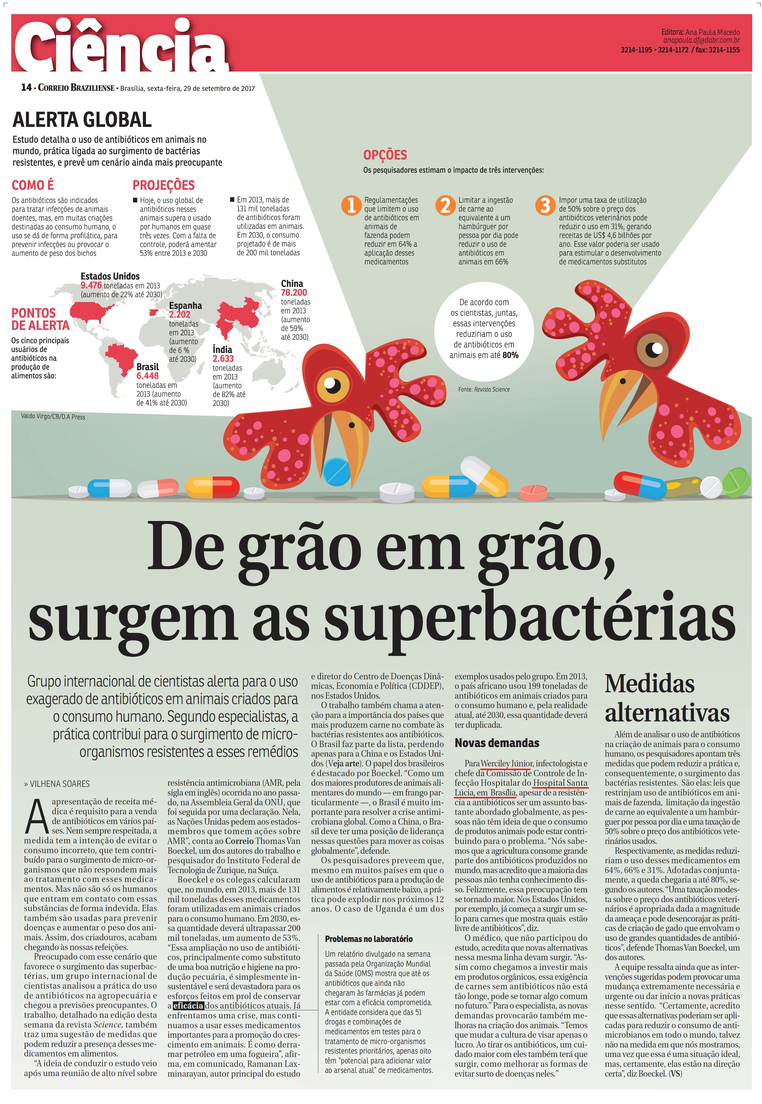 Correio Braziliense - Dr. Werciley Júnior HSL - 29-09-2017