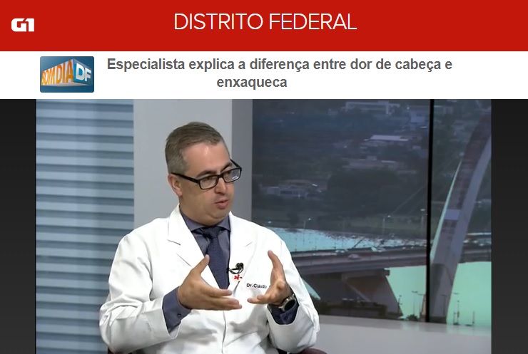 TV Globo (G1) - Dr. Cláudio Carneiro HSL - 22-01-2018