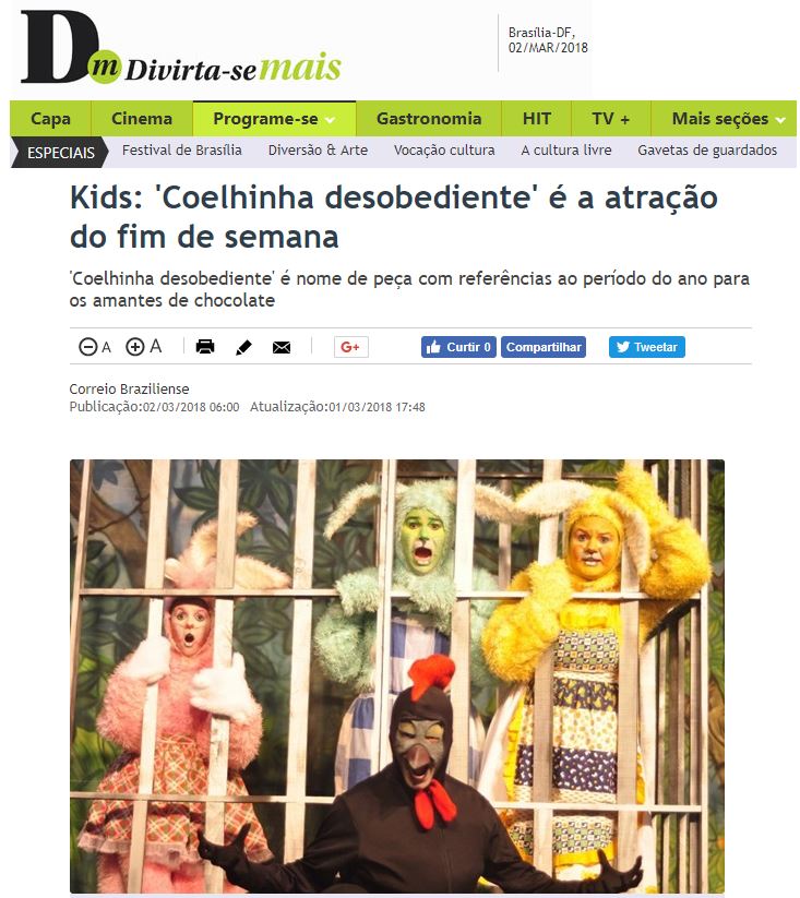 Coelhinha Desobediente D+