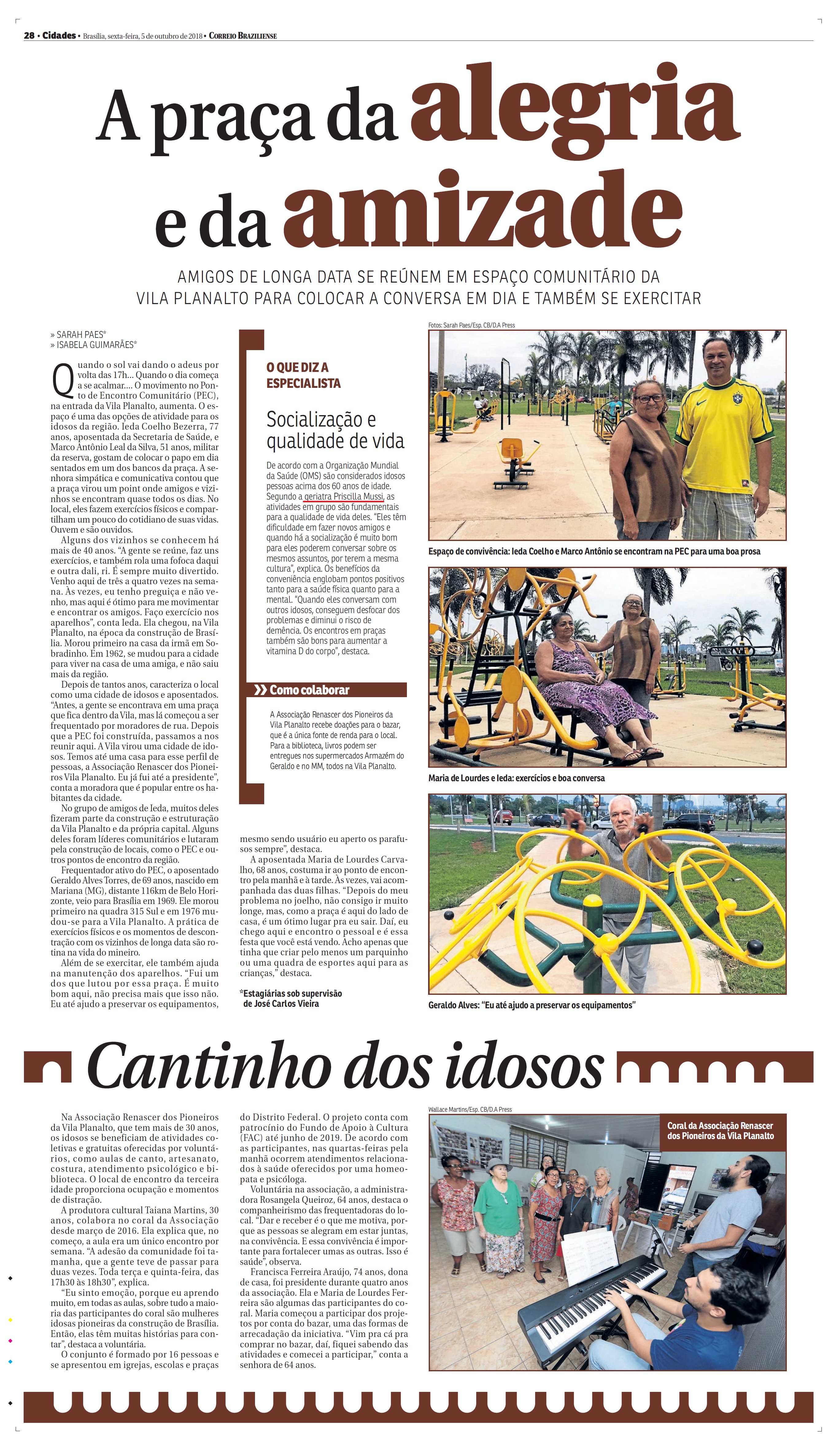 Correio Braziliense - Priscilla Mussi HSLS - 05-11-2018