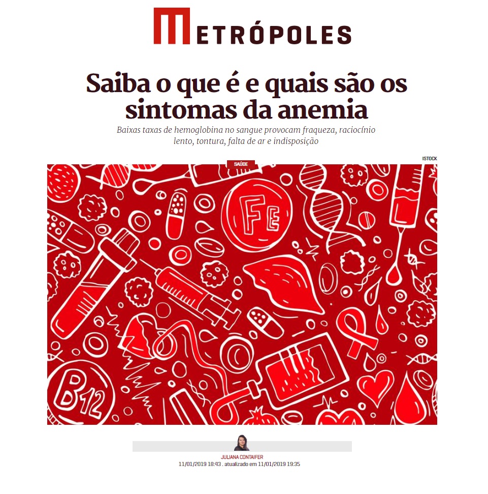Metrópoles - Dr. Luciano Lourenço HSLS - 16 de janeiro de 2019