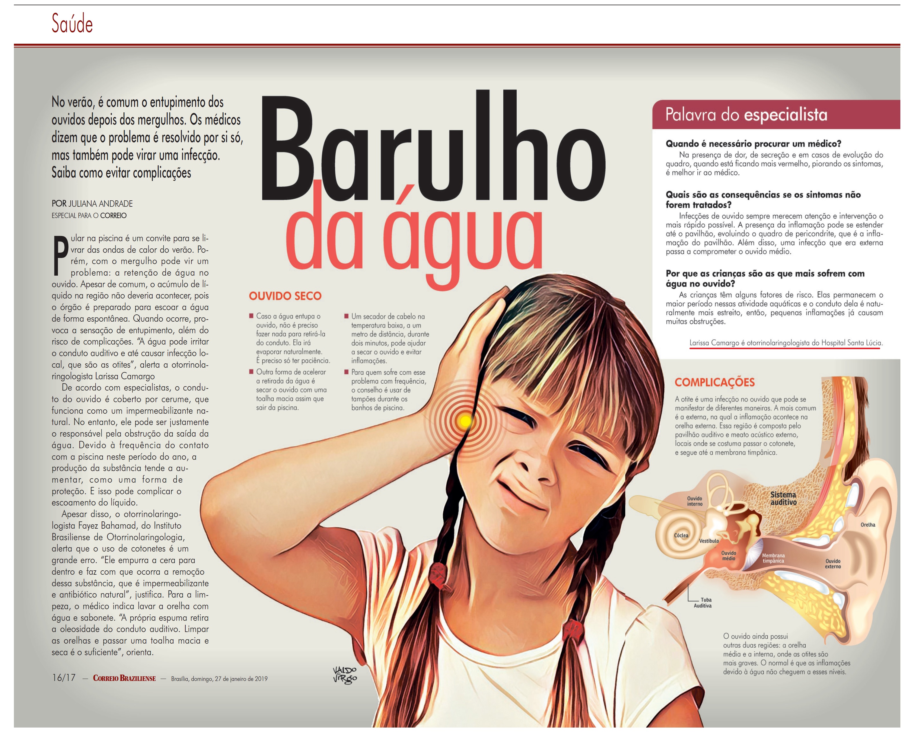 Revista do Correio - Dra. Larissa Camargo HSLS - 27-01-2019