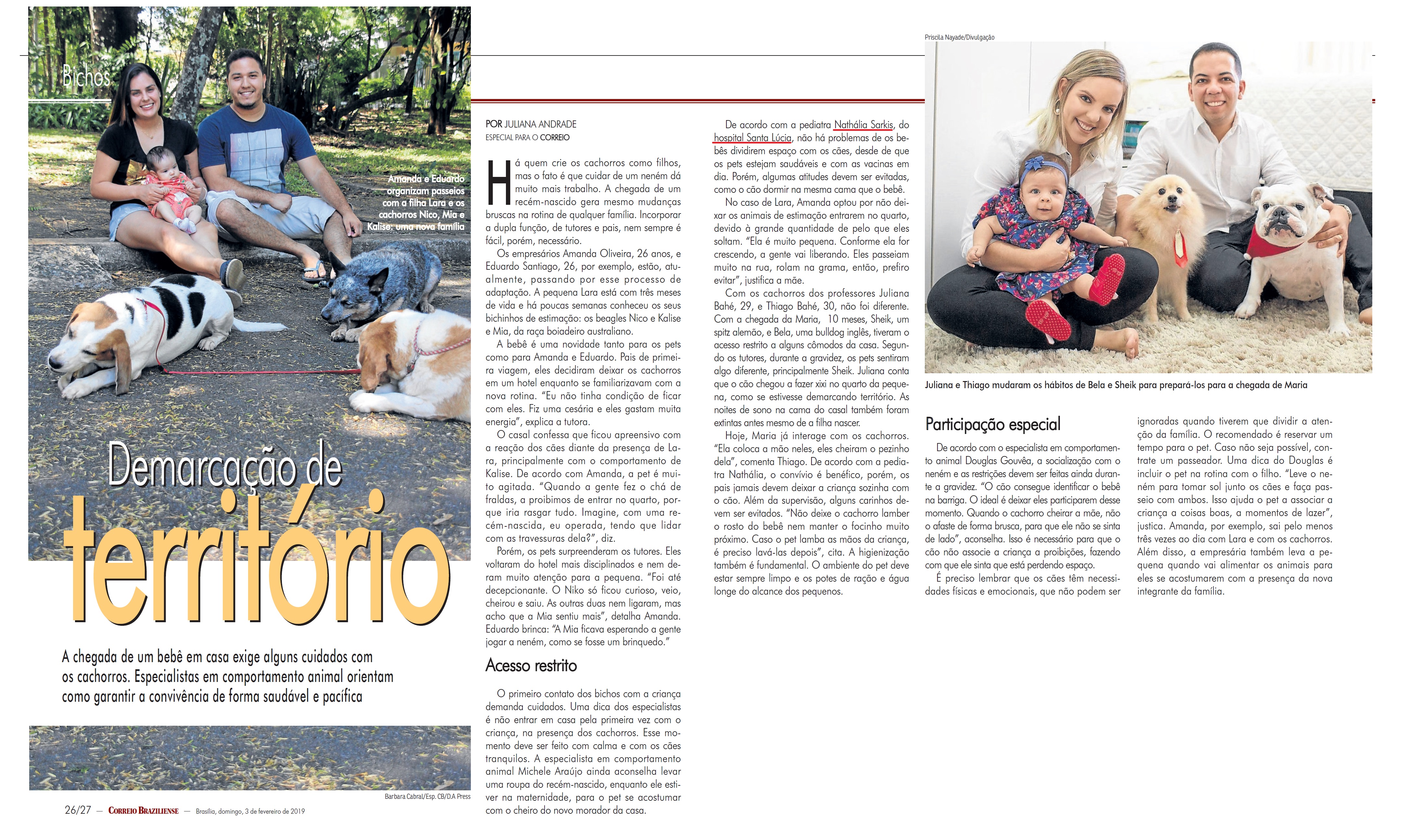 Revista do Correio - Dra. Nathália Sarkis HSLS - 04-02-2019