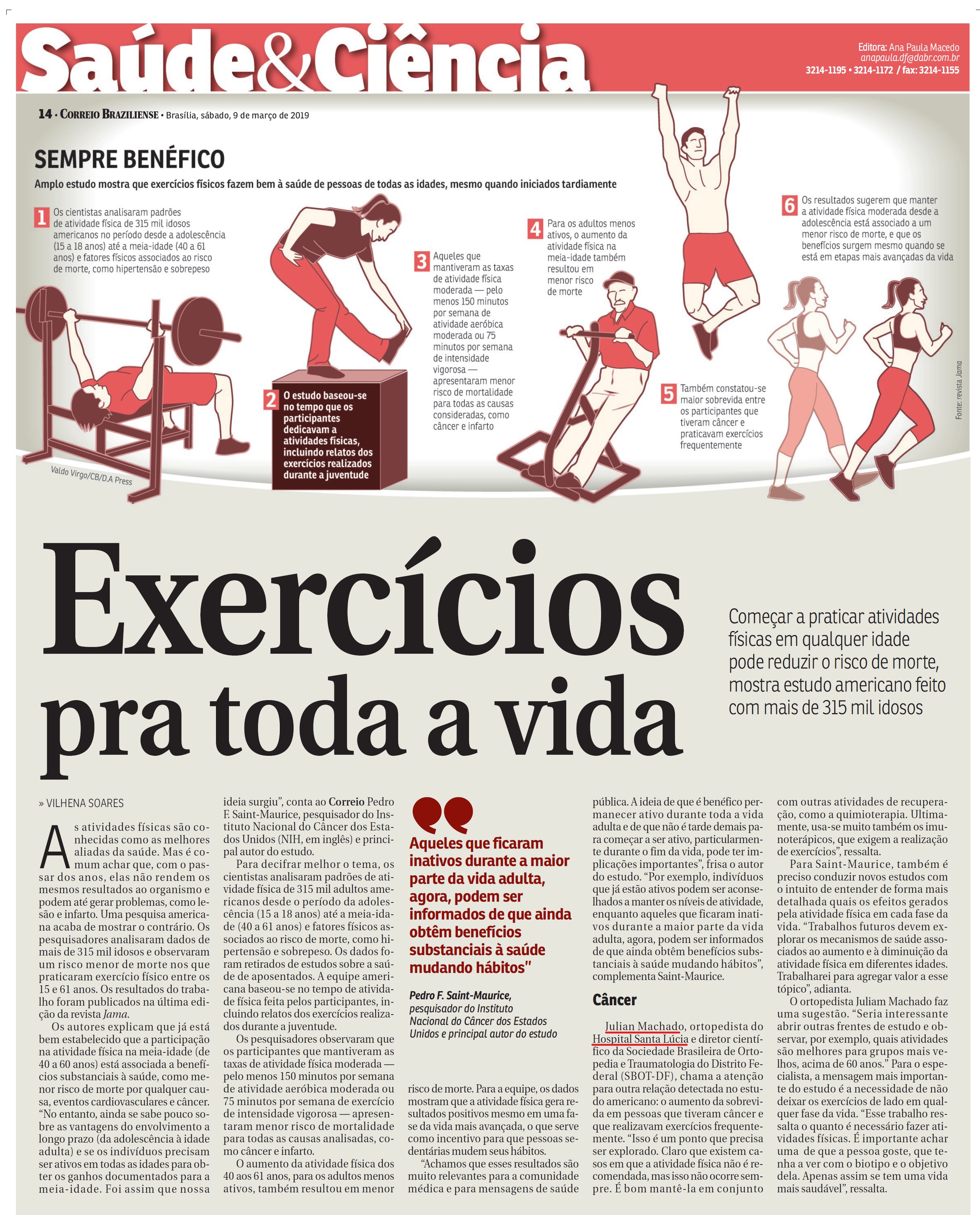 Correio Braziliense - Dr. Julian Machado HSLS - 11-03-2019