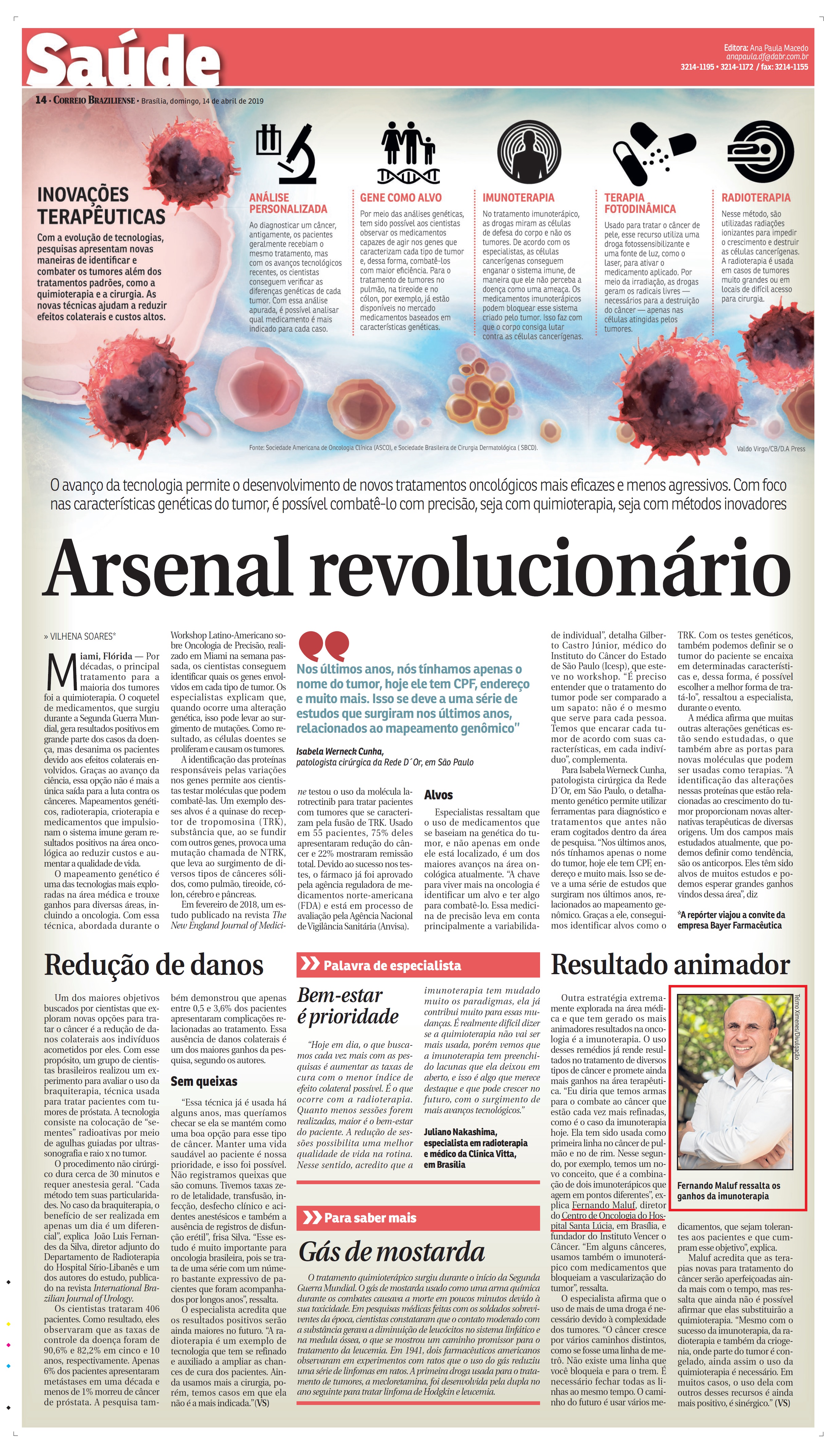 Correio Braziliense - Dr. Fernando Maluf COSL - 14-04-2019