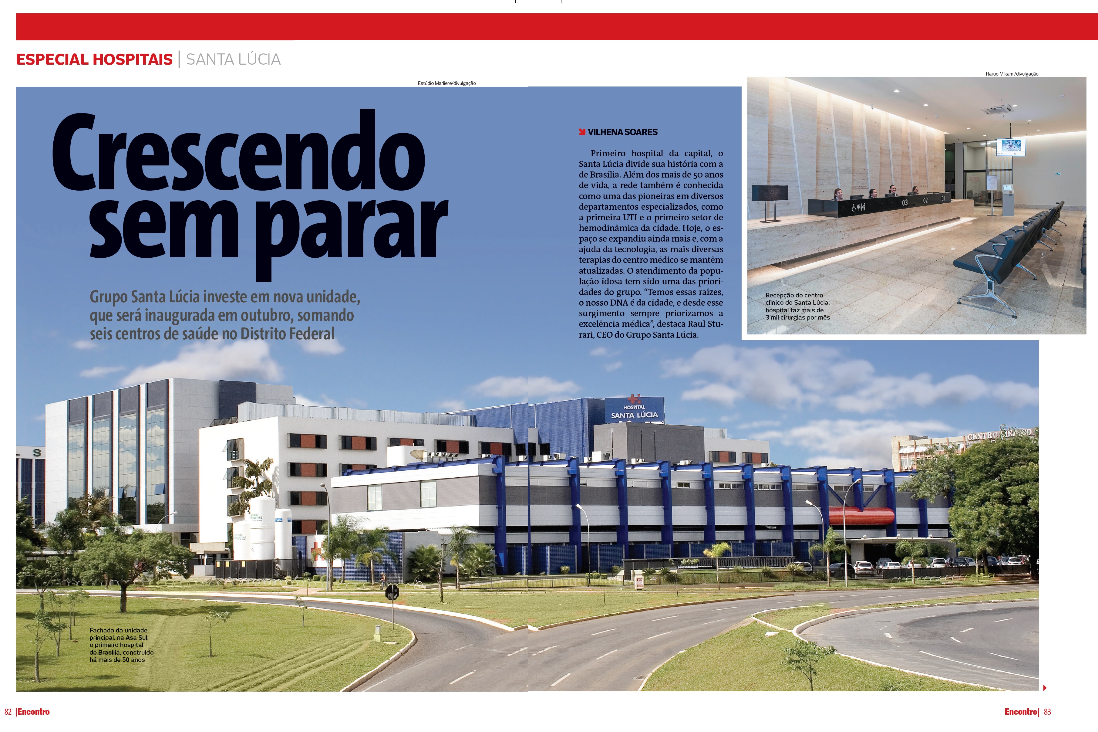 Revista Encontro Brasília - Grupo Santa Lúcia - Junho de 2019 [CAPA]