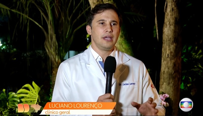 TV Globo Nacional - Dr. Luciano Lourenço HSLS - 20-03-2020