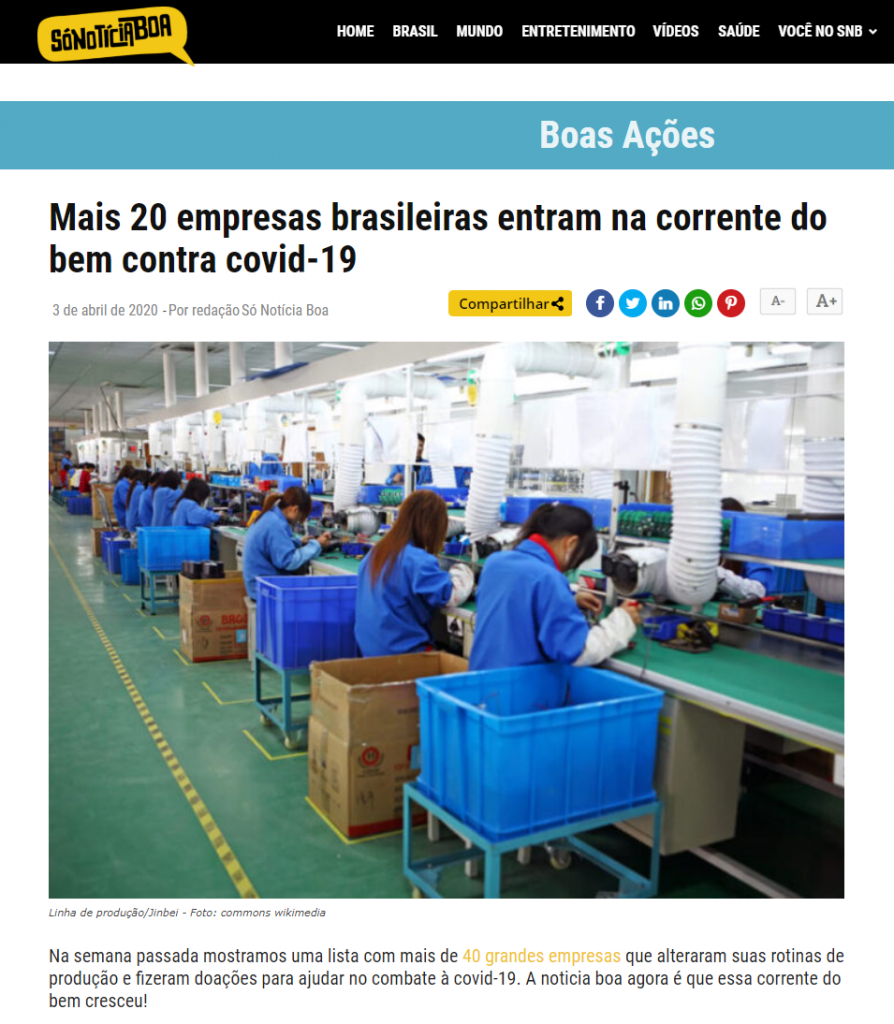 Mais_20_empresas_brasileiras_entram_na_corrente_do_bem_contra_covid_19_Só_Notícia_Boa